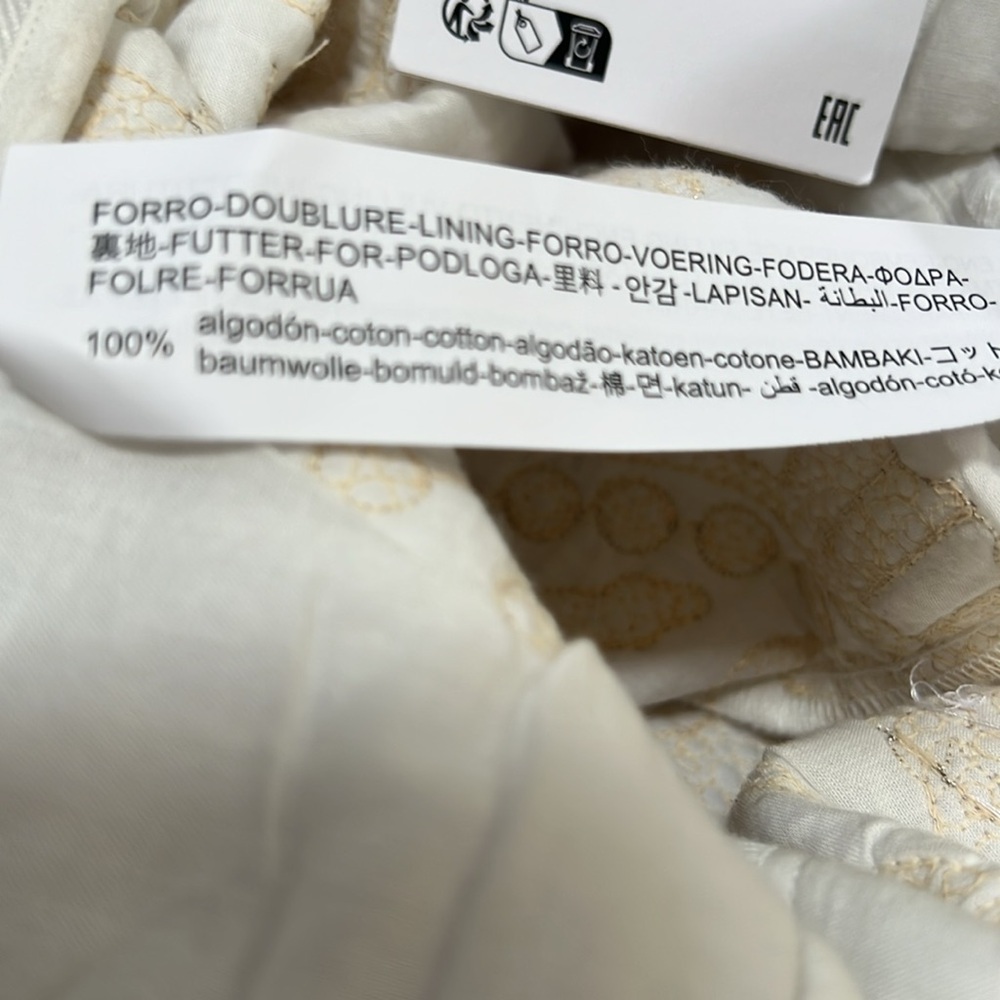 New! Zara Atelier limited edition medium beaded cape skirt. - Picture 11 of 16